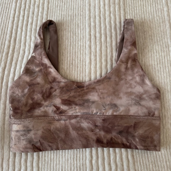 Lululemon Athletica Align Reversible Shine Bra - Size 6 - Picture 1 of 3